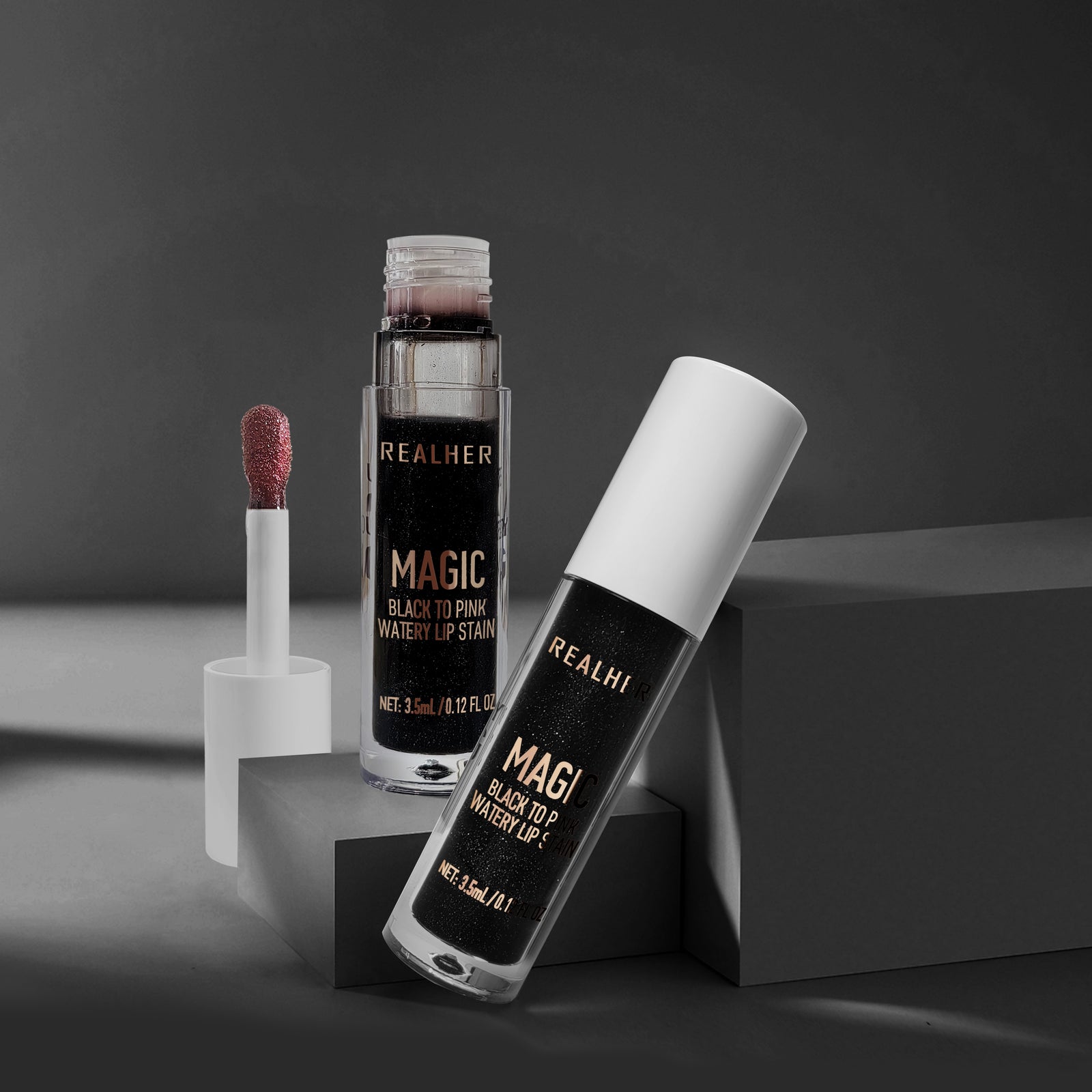 MAGIC BLACK TO PINK LIP STAIN | REALHER Makeup Guide – LORDE AND BELLE