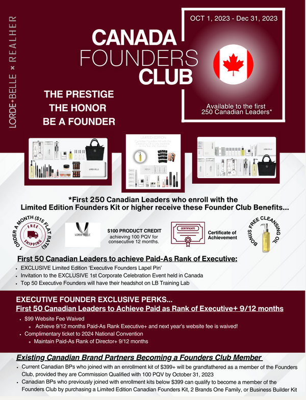 Canadian FOUNDERS Kit- $429