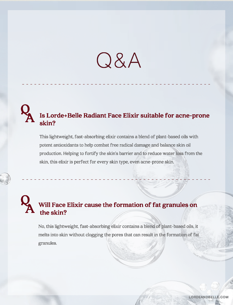 Radient Elixir Radiant Face Elixer with Natural Retinol Alternative Power – LORDE AND ...
