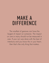 "Make a Difference" Brocha Vegana (bullet crease)