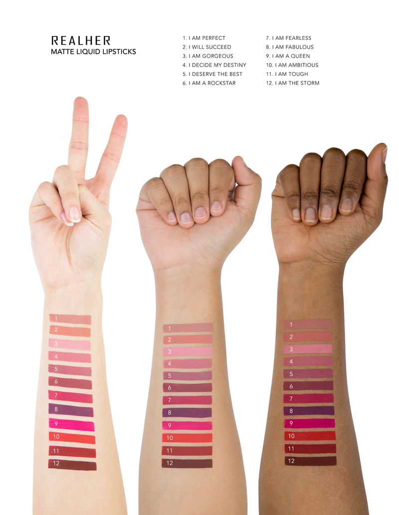 Matte Liquid Lipstick REALHER Makeup LORDE AND BELLE